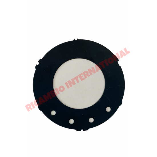 Round Speedo Black Background - Classic Fiat 500 D,F,R