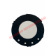 Round Speedo Black Background - Classic Fiat 500 D,F,R