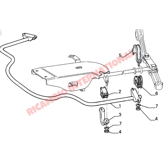 Front Sway Bar Rubber Bush - Lancia & Autobianchi Y10