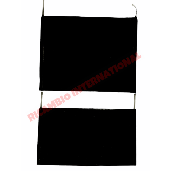 Kit negro mohair negro doble techo corredizo - Clásico Fiat Panda