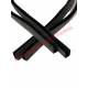 Pair of Sliding Window Channel Seal - Autobianchi Bianchina Transformabile