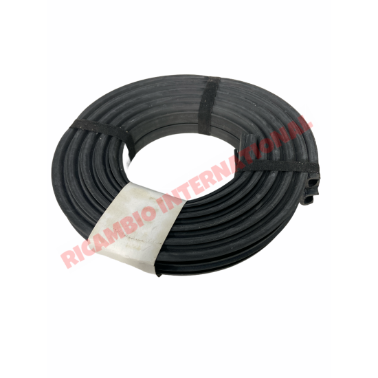 Pair of Lower Around Door Rubber Seal - Autobianchi Bianchina Transformabile