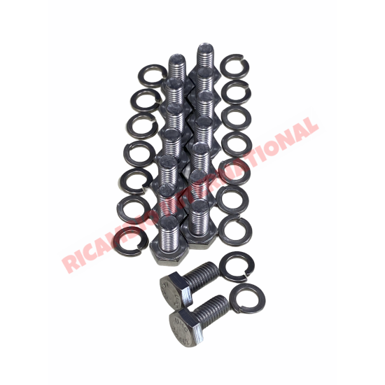 Juego de tornillos de rueda y arandelas de acero inoxidable - Classic Fiat 500