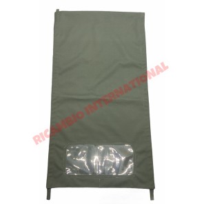 Cubierta de techo solar Racing Green MOHAIR LONG - Classic Fiat 500