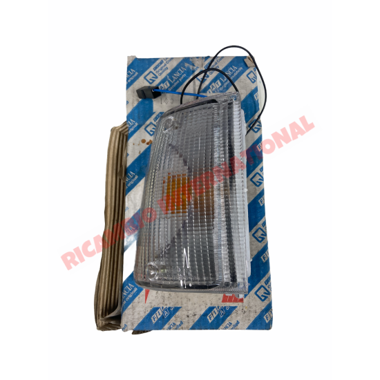 N/S Left Hand Front Indicator Lamp White/Clear - Fiat Uno MK1