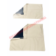 Beige MOHAIR Black Twin Sunroof Kit  - Classic Fiat Panda