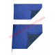 Dark Blue MOHAIR Black Twin Sunroof Kit  - Classic Fiat Panda