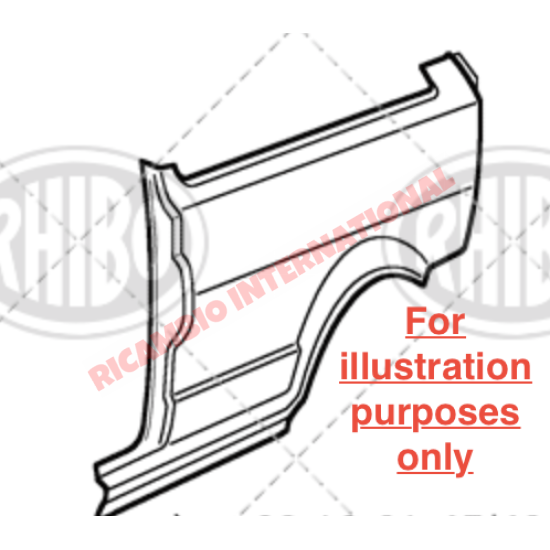 O/S Right Hand Rear Wing - Fiat Uno 3 Door