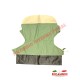 Green Cloth & Vinyl Seat Covers Set - Classic Fiat 500