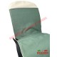 Green Cloth & Vinyl Seat Covers Set - Classic Fiat 500