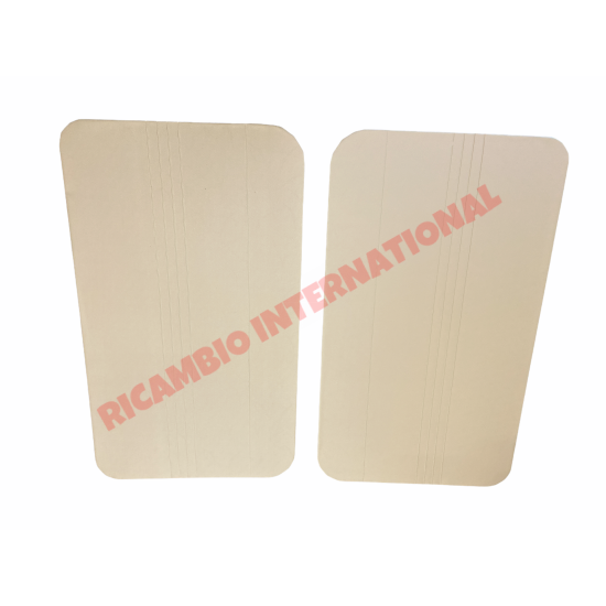 Mushroom Inner Door Panel & Clips Set - Classic Fiat 500F