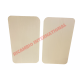 Mushroom Inner Door Panel & Clips Set - Classic Fiat 500F