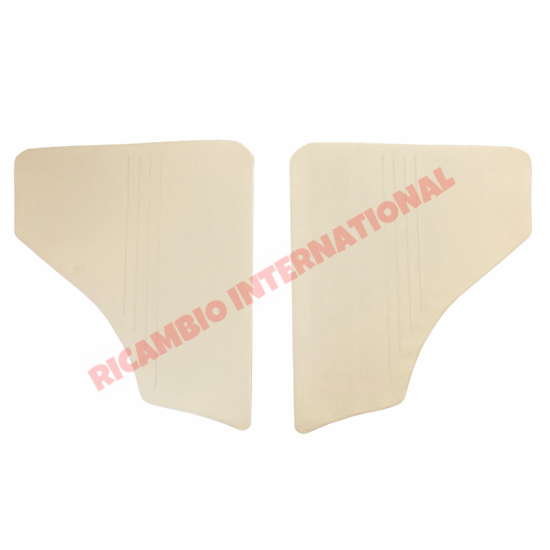 Beige interior trasero arco guarnecidos &clips conjunto - Clásico Fiat 500F