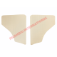 Beige interior trasero arco guarnecidos &clips conjunto - Clásico Fiat 500F