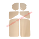 Complete Beige Inner Panel Kit  - Classic Fiat 500N