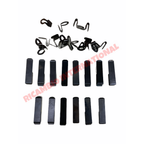 Puerta completa y panel interior trasero Clip Kit - Classic Fiat 500 N, D todos los modelos
