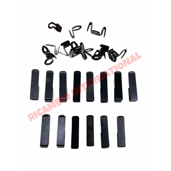 Complete Door & Rear Inner Panel Clip Kit - Classic Fiat 500 N,D all models