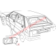 N/S Left Hand Rear View Mirror - Lancia Delta