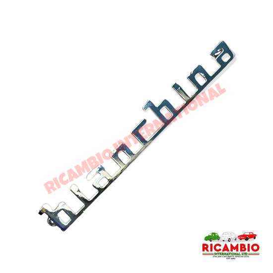 Rear Badge ' Bianchina' - Autobianchi Bianchina
