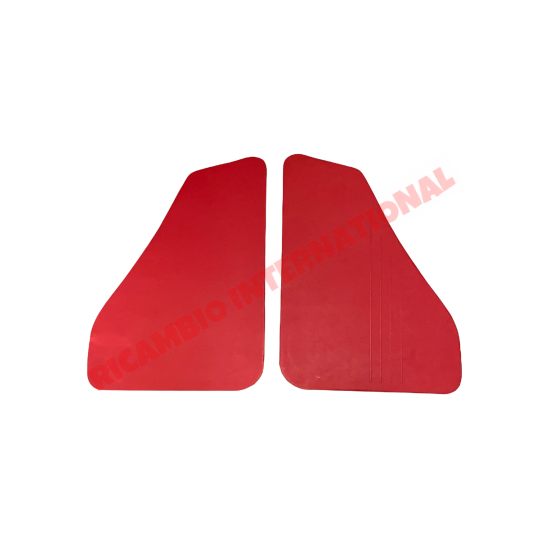 Paneles traseros interiores rojos - Classic Fiat 500 D