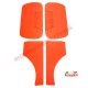 Kit de panel interior de puerta rojo oscuro - Classic Fiat 600D