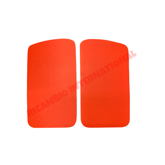Red Inner Door Panel Kit - Classic Fiat 500N