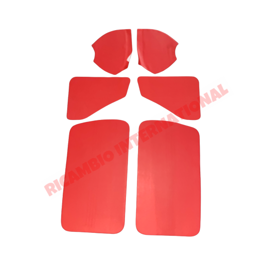 Red Complete Inner Panel Kit - Classic Fiat 500 D