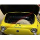 Beige Mohair Spare Wheel Cover  - Classic Fiat 500