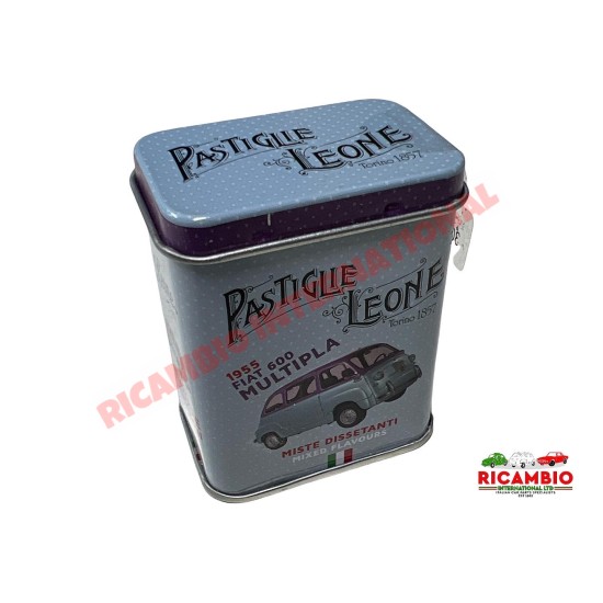 Mixed Flavour Lozenges in Classic Car Collector’s Tin 30g – Fiat 600 Multipla