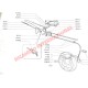 Molla della leva del freno a mano - Fiat 500 classica