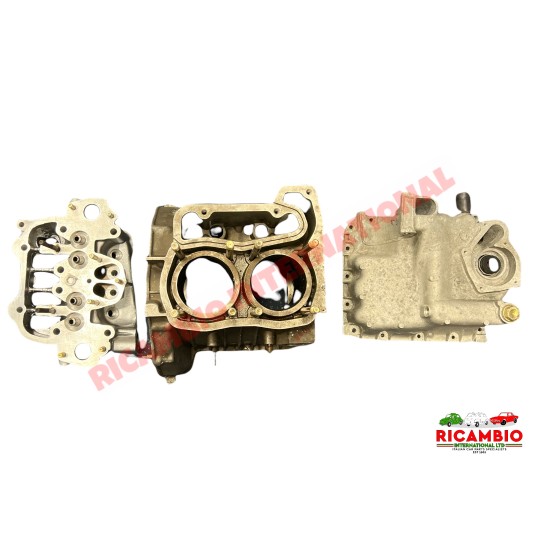 Engine Cylinder Head, Crankcase & Sump - Fiat 126 BIS