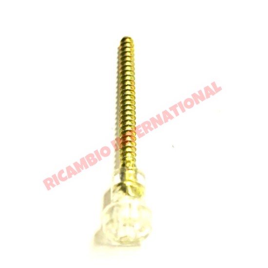 Tornillo transparente/blanco para lámpara (37mm) - Fiat, Lancia y Alfa Romeo