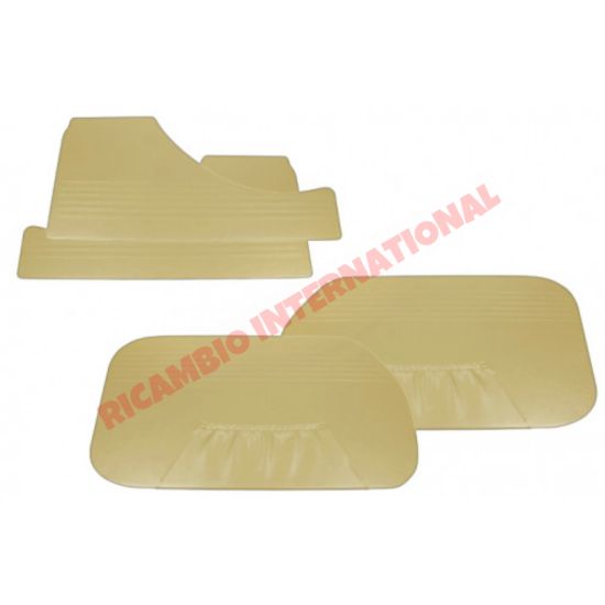 Juego completo de paneles interiores beige (2 agujeros) - Fiat 600