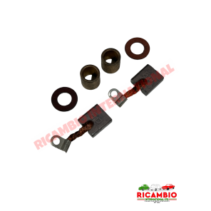 Kit de escobillas y casquillos del motor de arranque - Classic Fiat 500,126,600,850,900,1100,Topolino