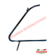 N/S Left Hand Chrome Quarter Light Frame  (BEST AVAILABLE) - Classic Fiat 500 D,F,L,R