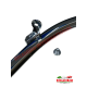 N/S Left Hand Chrome Quarter Light Frame  (BEST AVAILABLE) - Classic Fiat 500 D,F,L,R