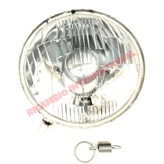 Front Head Lamp LHD inc Parking Light (Carello) - Classic Fiat 500