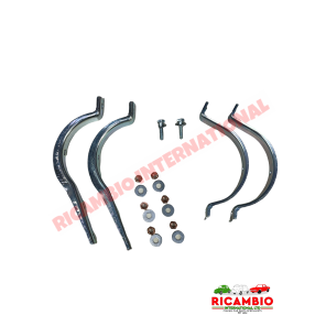 Kit completo de soporte de escape - Classic Fiat 500 N/D/F/L (499cc)