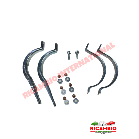 Complete Exhaust Bracket Kit - Classic Fiat 500 N/D/F/L (499cc)