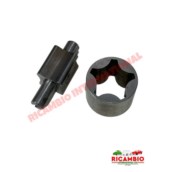 Kit de engranajes de la bomba de aceite - Lancia Fulvia