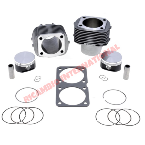 Juego de dos cilindros y pistones 750cc (OVERSIZED/82mm) - Classic Fiat 500, 126