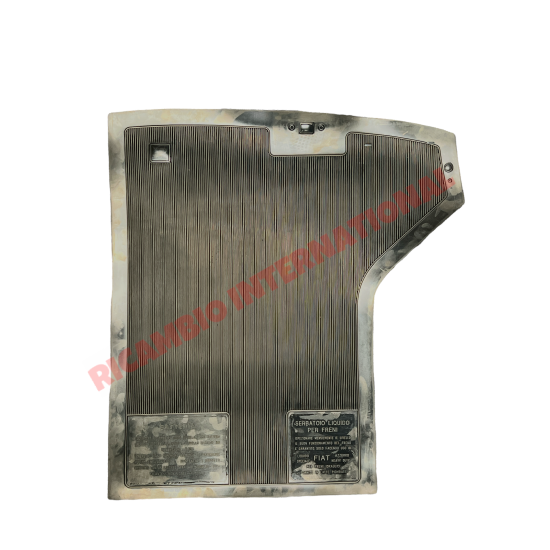 Alfombrilla de goma para capó delantero - Fiat 600 Early Model Series 1