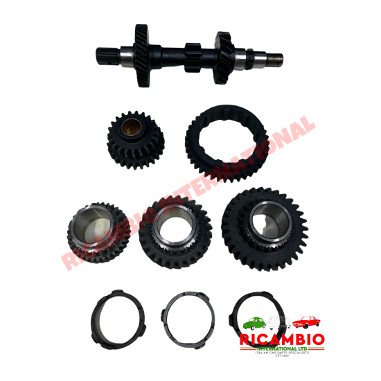 Kit completo de caja de cambios - Classic Fiat 500R, 126 (caja de cambios sincronizada)