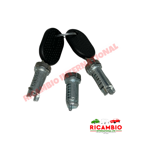 Three Piece Barrel Kit & Keys  - Fiat Classic Panda