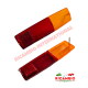 O/S Right Hand Rear Lamp Lens Cover - Fiat 124 Spider