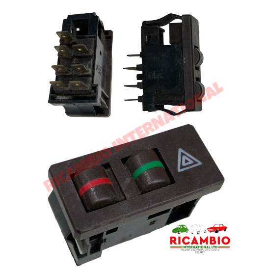 Interruptor de luces de emergencia (7 PIN) - Fiat Strada,Ritmo