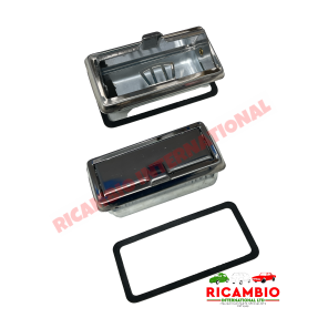 Cenicero de metal pulido - Classic Fiat 500, 126, 600
