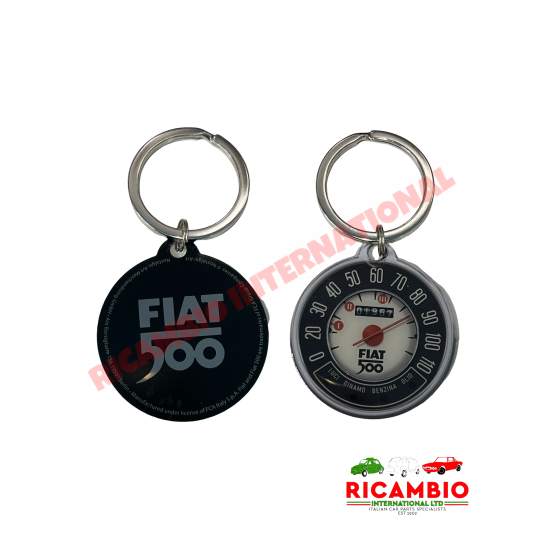 Fiat 500 Speedo Keyring