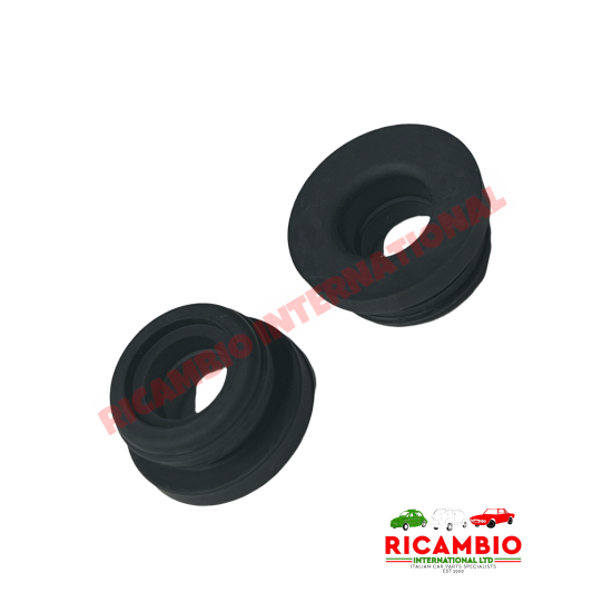 Pair of Brake Master Cylinder Rubber Pipe Inlet Grommet - Fiat & Lancia
