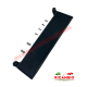 Black Metal Front Number Plate Plinth & Fittings  - Classic Fiat 500
